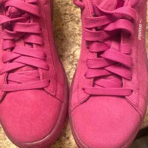 Puma, suede, classic ice Junior size 5 youth brand, new smooth, leather